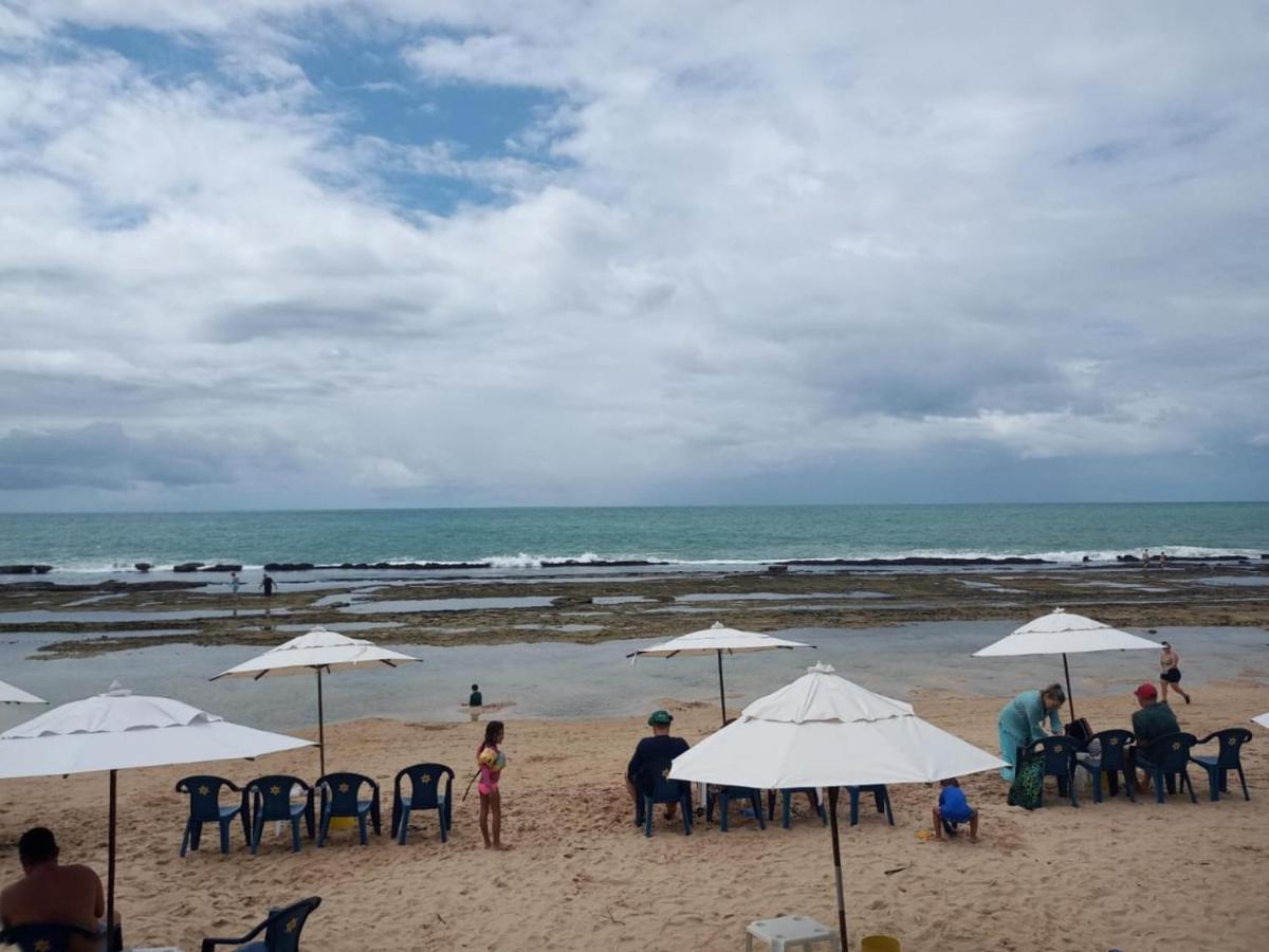 Estudio Marulhos, Varanda Com Vista De Mar E Parque Aquatico, A Beira-Mar Mar De Muro Alto, Com Wi-Fi, Restaurante, Estacionamento E A 10' De Pôrto das Galinhas Exterior foto